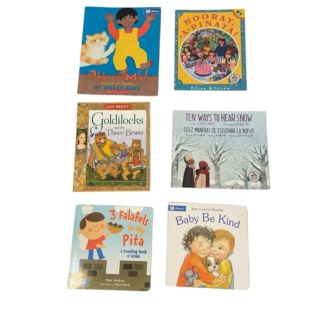 Bundle of 6 PJ Library Children's Books